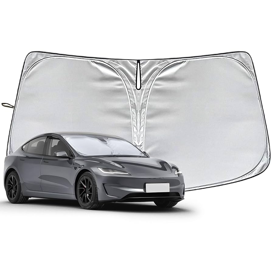 Amazon.com: Windshield Sunshade for Tesla Model 3 2018-2025